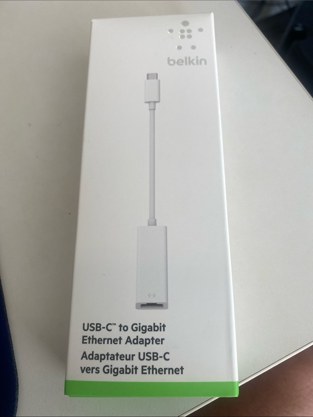 belkin USB-C to Gigabit Ethernet Adapter - White